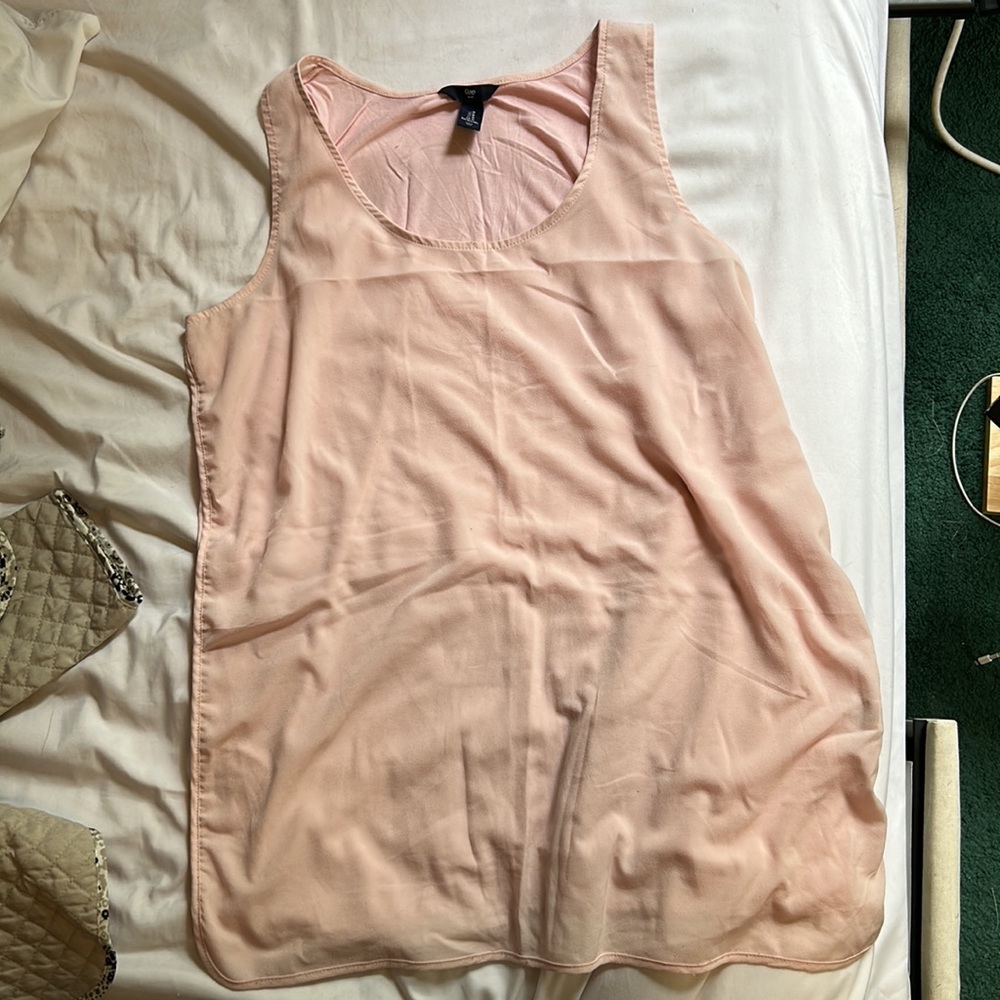 Gap Pink Sleeveless Tunic